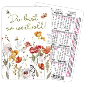 Produktbild des Artikels Spielkartenkalender 2026 "Du bist so wertvoll!" (Kalender)
