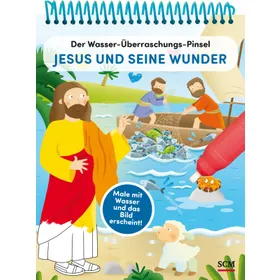 Produktbild des Artikels Der Wasser-Überraschungs-Pinsel - Jesus und seine Wunder (Buch - Spiralbindung)