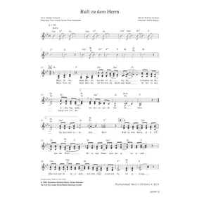 Produktbild des Artikels Ruft zu dem Herrn (Noten - Download)