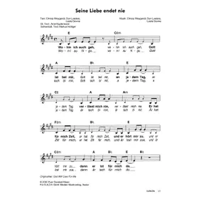 Produktbild des Artikels Seine Liebe endet nie (Noten - Download)