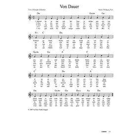 Produktbild des Artikels Von Dauer (Noten - Download)