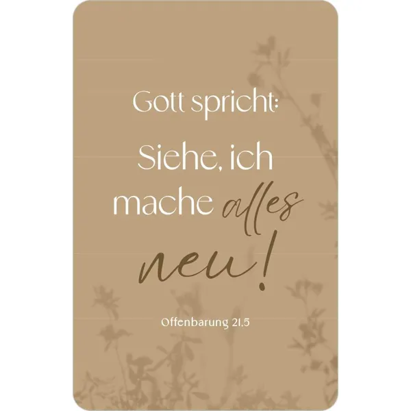 Produktbild des Artikels Jahreslosung 2026 - Kalenderkärtchen "Schattenspiel" (Kalender)