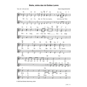 Produktbild des Artikels Siehe, das ist Gottes Lamm (Noten - Download)
