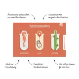 Stimmungsbild zu Lesezeichen "Tierische Buchgefährten" (3er-Set)