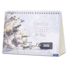 Produktbild des Artikels Herzliche Worte für Dich 2026 - Postkartenkalender (Kalender - Spiralbindung)