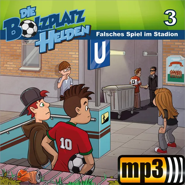 Produktbild des Artikels Falsches Spiel im Stadion - Folge 3 (MP3-Hörspiel - Download)