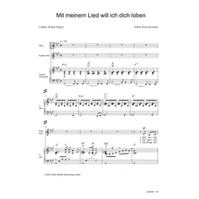 Produktbild des Artikels Mit meinem Lied will ich dich loben (Noten - Download)