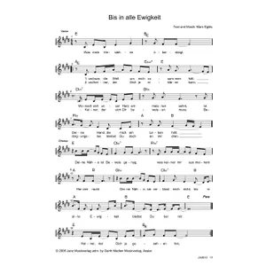 Produktbild des Artikels Bis in alle Ewigkeit (Noten - Download)