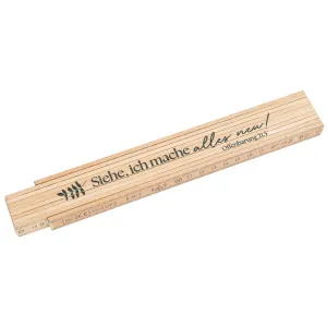 Produktbild des Artikels Jahreslosung 2026 - Zollstock aus Holz ()