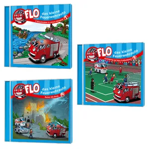 Produktbild des Artikels Flo - das kleine Feuerwehrauto - CD-Set 8 (Hörbuch/Hörspiel - CD)