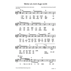 Produktbild des Artikels Weiter als mein Auge reicht (Noten - Download)