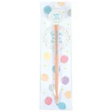 Stimmungsbild zu Bleistift mit Radiergummi und Lesezeichen "Schön, dass es Dich gibt"