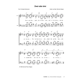 Produktbild des Artikels Zwei oder drei (Noten - Download)