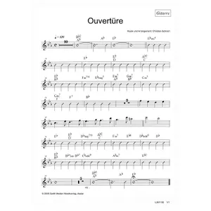 Produktbild des Artikels Ouvertüre (nach Morgenglanz der Ewigkeit) (Gitarre) (Noten - Download)