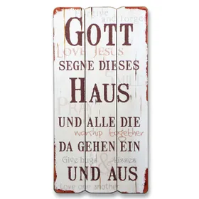 Produktbild des Artikels Vintage-Wandbild "Haussegen" ()