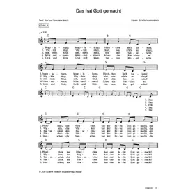 Produktbild des Artikels Das hat Gott gemacht (Noten - Download)