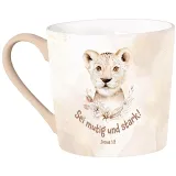 Stimmungsbild zu Tasse "Sei mutig und stark!"