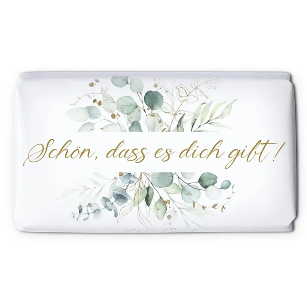 Produktbild des Artikels Schokoladengrüsse "Schön, dass es dich gibt!" (40g) (Lebensmittel)