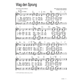 Produktbild des Artikels Wag den Sprung (Noten - Download)