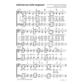 Produktbild des Artikels Gott hat uns nicht vergessen (Noten - Download)