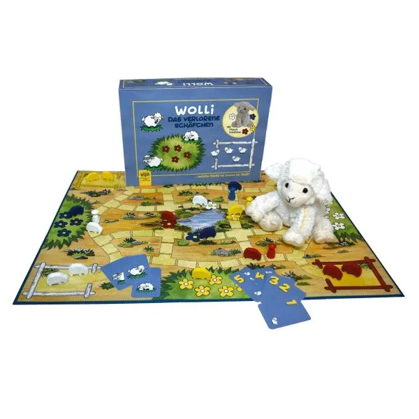 Produktbild des Artikels Brettspiel "Wolli, das verlorene Schäfchen" ()