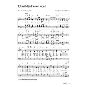 Produktbild des Artikels Ich will den Herren loben (Noten - Download)