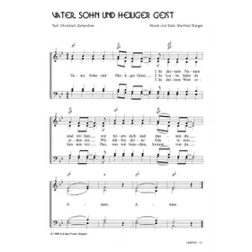 Produktbild des Artikels Vater, Sohn und Heiliger Geist (Noten - Download)