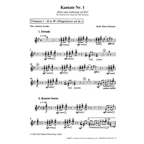 Produktbild des Artikels Preis und Anbetung sei Dir (Trompete 1-3 in B) (Noten - Download)