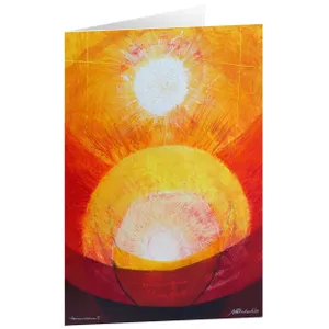 Produktbild des Artikels Kunstkarten "Sonnencorona I" 5 Stk. (Schreibwaren)