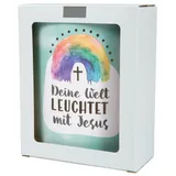 Stimmungsbild zu LED-Papierleuchte - Deine Welt leuchtet mit Jesus!