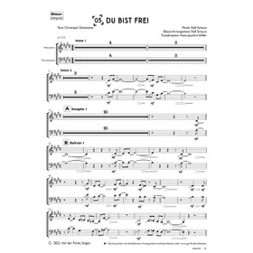 Produktbild des Artikels Du bist frei (Bläser) (Noten - Download)