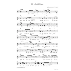 Produktbild des Artikels Ich will dich loben (Noten - Download)