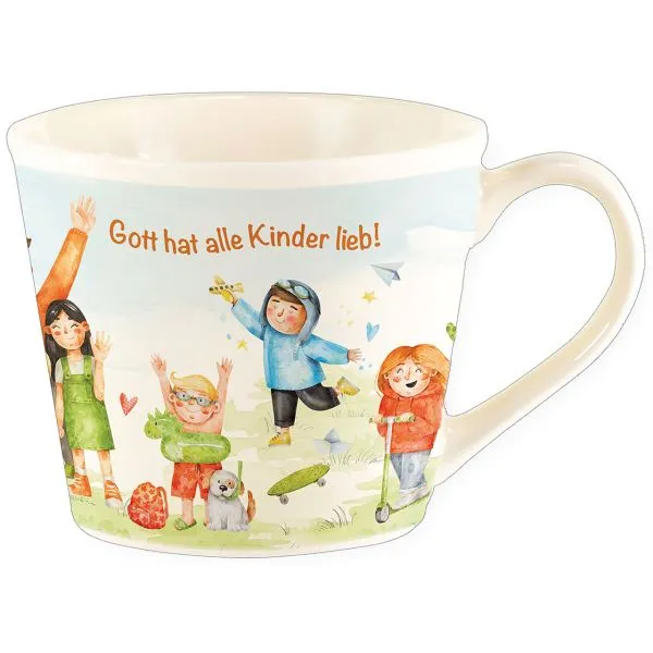 Produktbild des Artikels Kindertasse "Gott hat alle Kinder lieb" ()