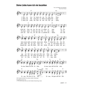 Produktbild des Artikels Deine Liebe kann ich nie bezahlen (Noten - Download)