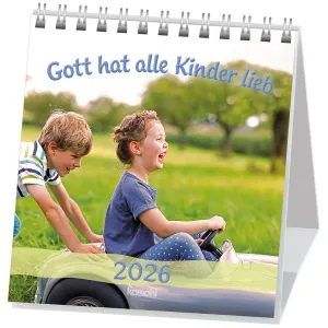 Produktbild des Artikels Gott hat alle Kinder lieb 2026 (Kalender - Spiralbindung)