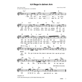 Produktbild des Artikels Ich fliege in deinen Arm (Noten - Download)