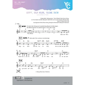 Produktbild des Artikels Gott, der Herr segne dich (Noten - Download)