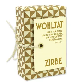 Produktbild des Artikels Schafmilchseife "Wohltat" - Zirbe (Kosmetik)