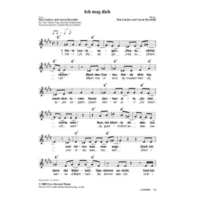 Produktbild des Artikels Ich mag dich (Noten - Download)