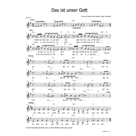 Produktbild des Artikels Das ist unser Gott (Noten - Download)
