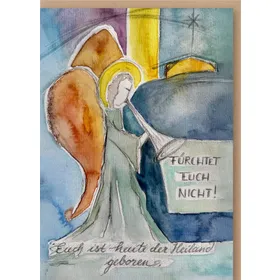 Produktbild des Artikels Faltkarte "Engel" - Fürchtet euch nicht! (Schreibwaren)