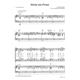 Produktbild des Artikels Worte wie Pinsel (Noten - Download)