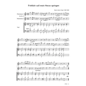 Produktbild des Artikels Fröhlich soll mein Herze springen (Noten - Download)