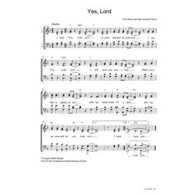 Produktbild des Artikels Yes, Lord (Noten - Download)