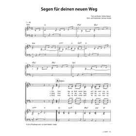 Produktbild des Artikels Segen für deinen neuen Weg (Noten - Download)