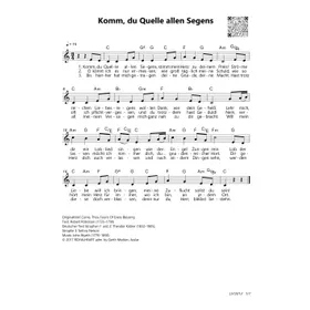 Produktbild des Artikels Komm, du Quelle allen Segens (Noten - Download)