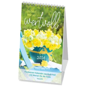 Produktbild des Artikels Du bist mir so wertvoll 2026 - Postkartenkalender (Kalender - Spiralbindung)