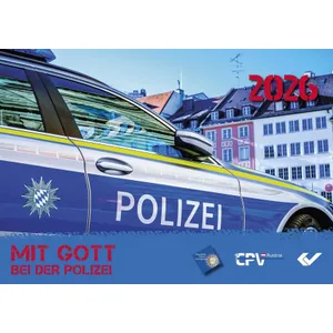 Produktbild des Artikels Mit Gott bei der Polizei 2026 (Kalender - Spiralbindung)