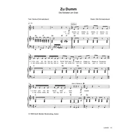 Produktbild des Artikels Zu dumm (Noten - Download)