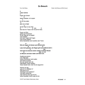 Produktbild des Artikels Zu Besuch (Noten - Download)